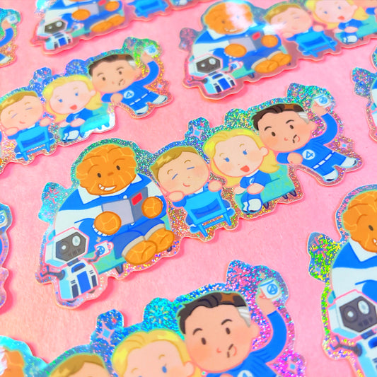 Fantastic 4 Family Sticker