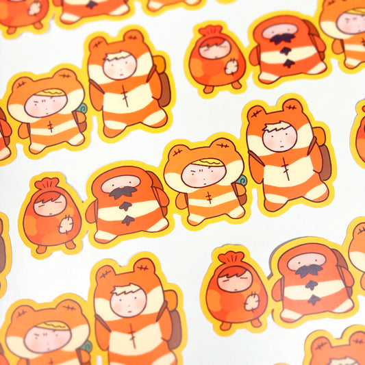 Frog Dungeon Meshi Sticker