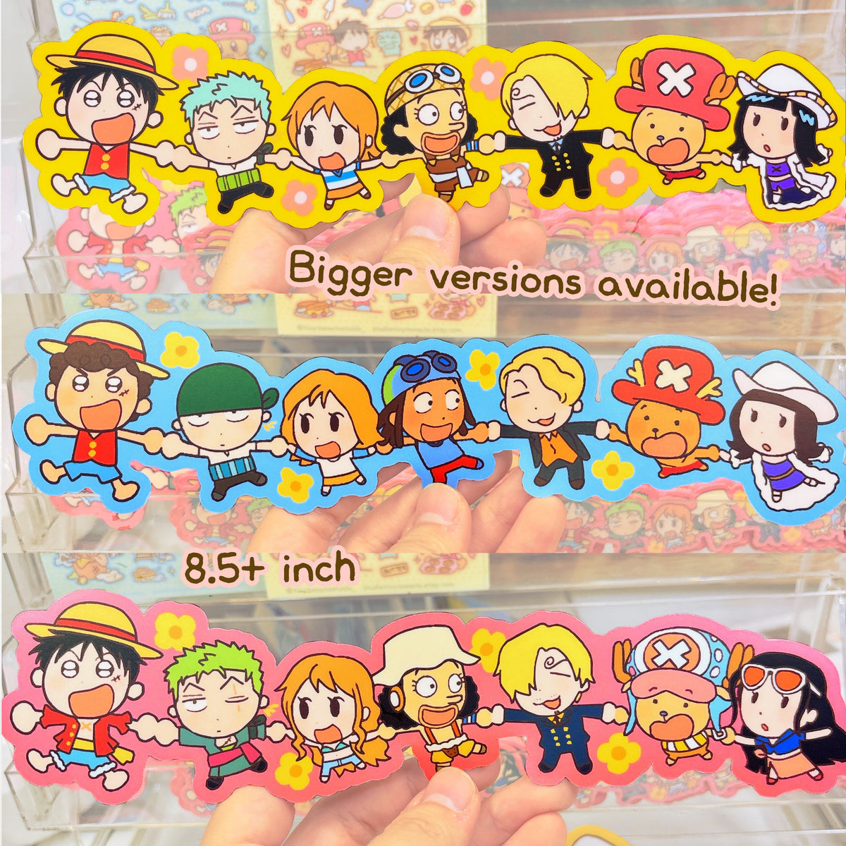Long One Piece Sticker