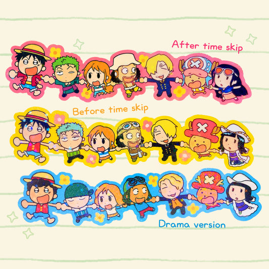 Long One Piece Sticker