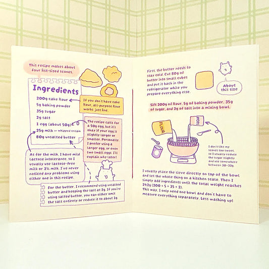 The Ultimate Scone Recipe Book | Riso Zine