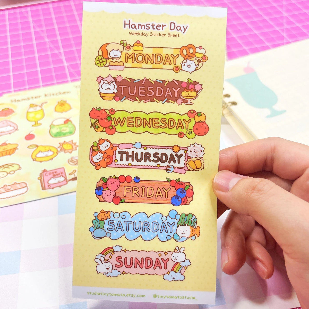Hamster Day | Week Day Sticker