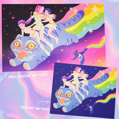 Rainbow Derpy Print | Two sizes