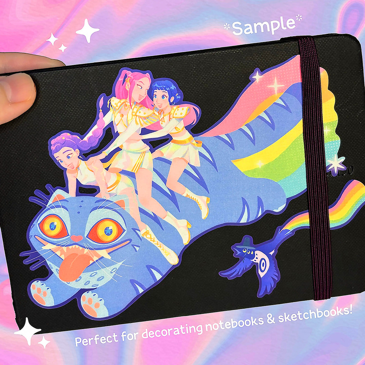 Rainbow Derpy Sticker | Fluorescent ink