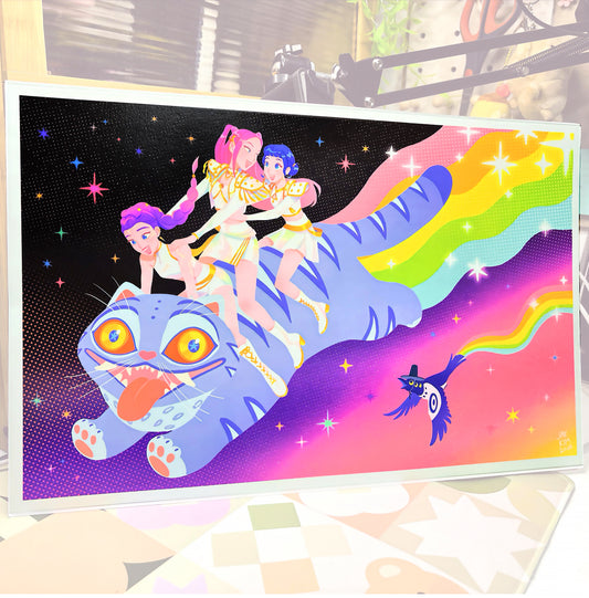 Rainbow Derpy Print | Two sizes